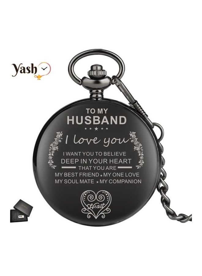 I Love You Quartz Pocket Watch