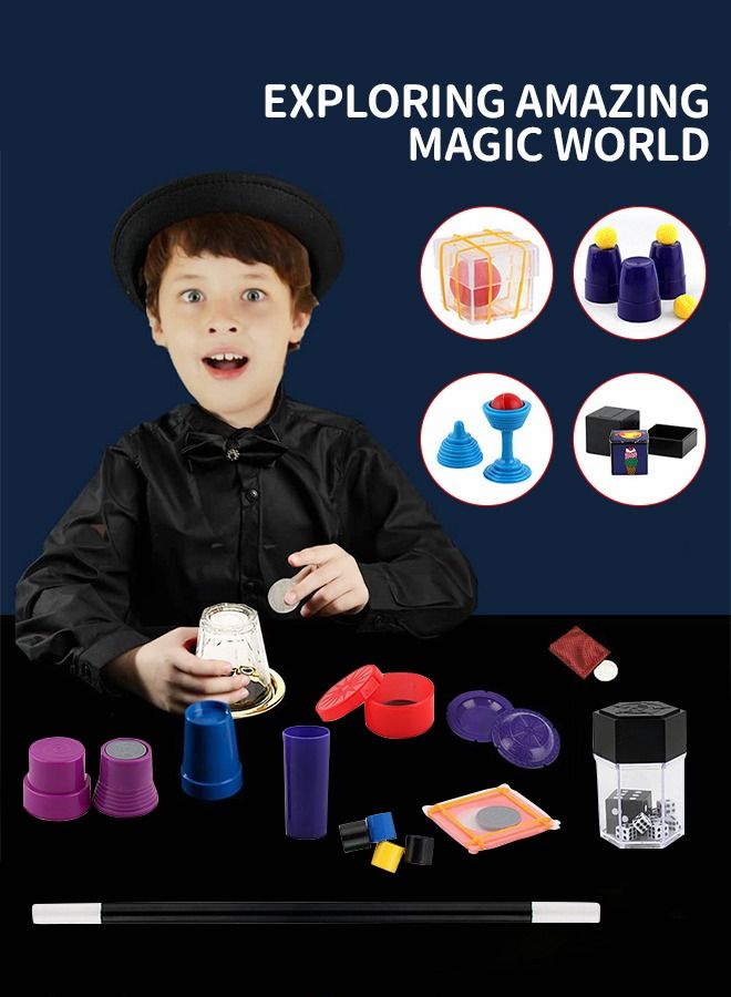 Magical Kids Magic Kits, Easy Magic Kits for Beginners, Early Childhood Toys, STEM Learning Kits including Magic Wands, Card Skills and More