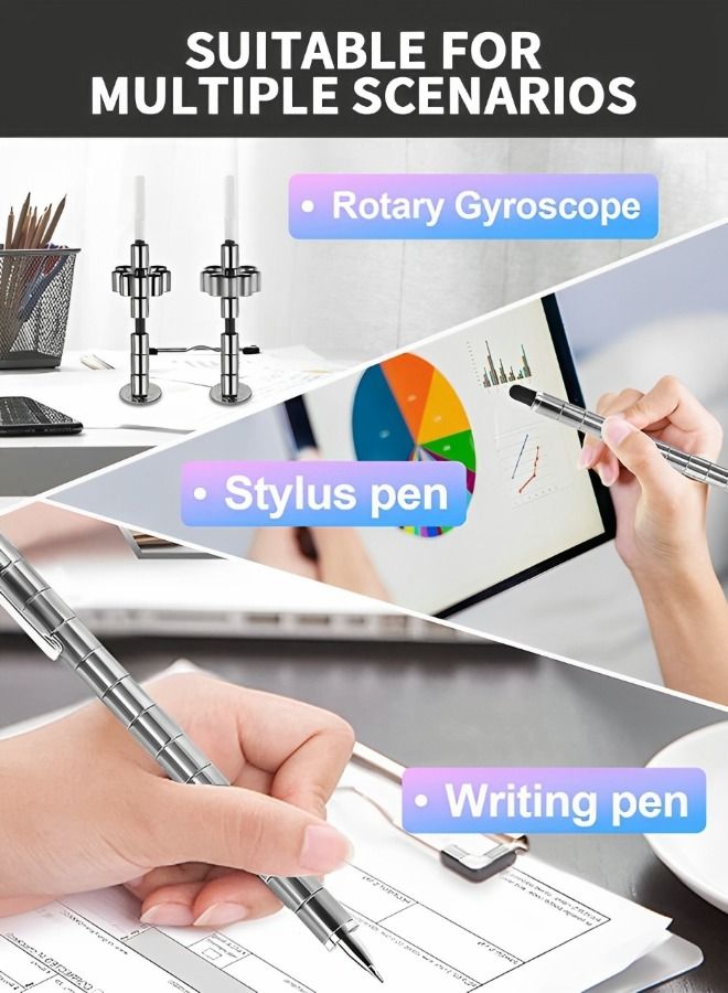 Toy Pen,Decompression Magnetic Metal Pen, Eliminate Pressure Fidget Gadgets, Multifunction Writing Magnet Ballpoint Pen,Sensory Tool EDC Fidgeting Game,Best for Stress and Anxiety Relief