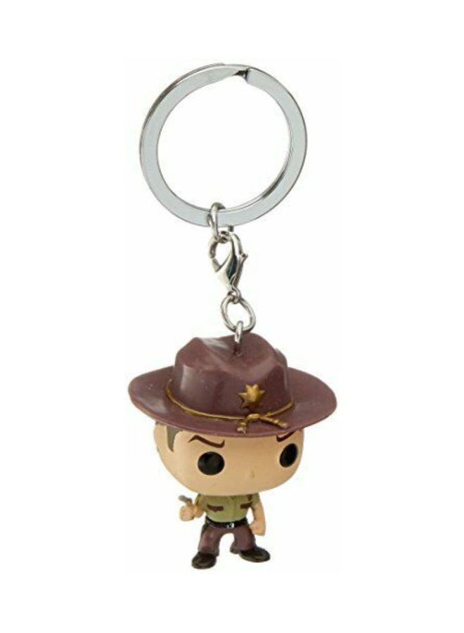 Keychain Walking Dead Rick Grimes Bobblehead