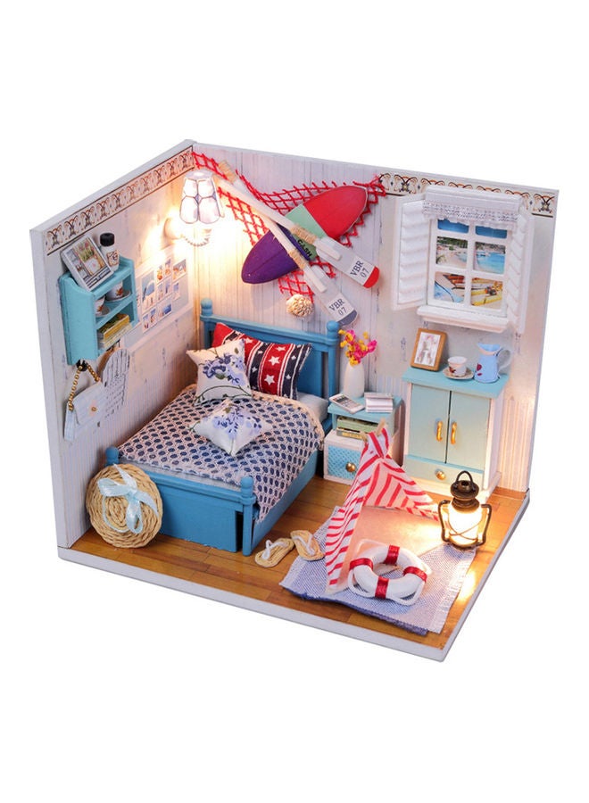 Miniature DIY Wooden Dollhouse With Furniture