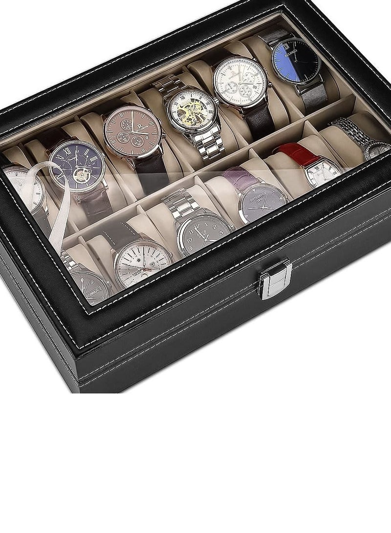 Watch Organizer with 12 Slots Organizer for Watch Boxes