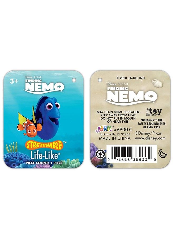 Disney Stretchy Toys Nemo Figures Squish & Pull Toys (1 Nemo) Finding Nemo Anxiety Calming Fidget Toy Stress Toys Birthday Gifts For Kids Boys & Girls. C69001