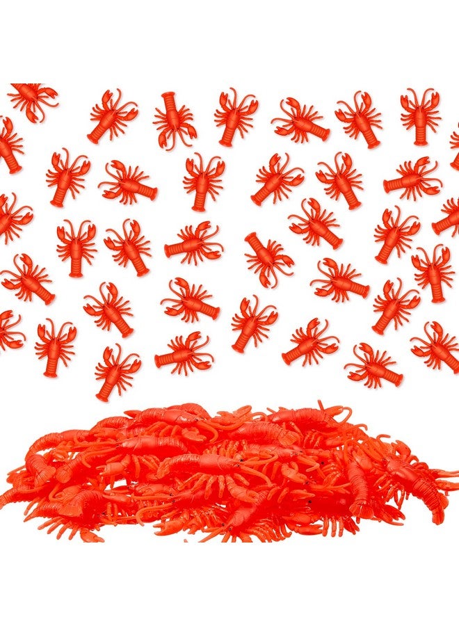 50 Pcs Lobster Toy Soft Tpr Rubber Lobster Models Fake Crawfish Decorations Mini Red Lobster Lifelike Crawfish Decor For Early Education Teaching Aids Food Models Pendants Party Shooting Props