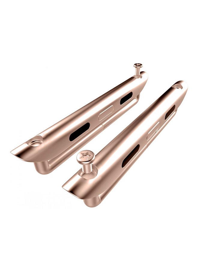 Strap Adapters Clasp Metal Axle Connectors With Screw Driver For Apple Watch 42mm