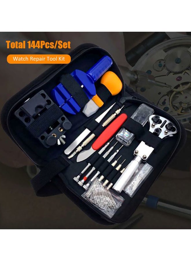 unisex 144-Piece Watch Repair Tool Kit