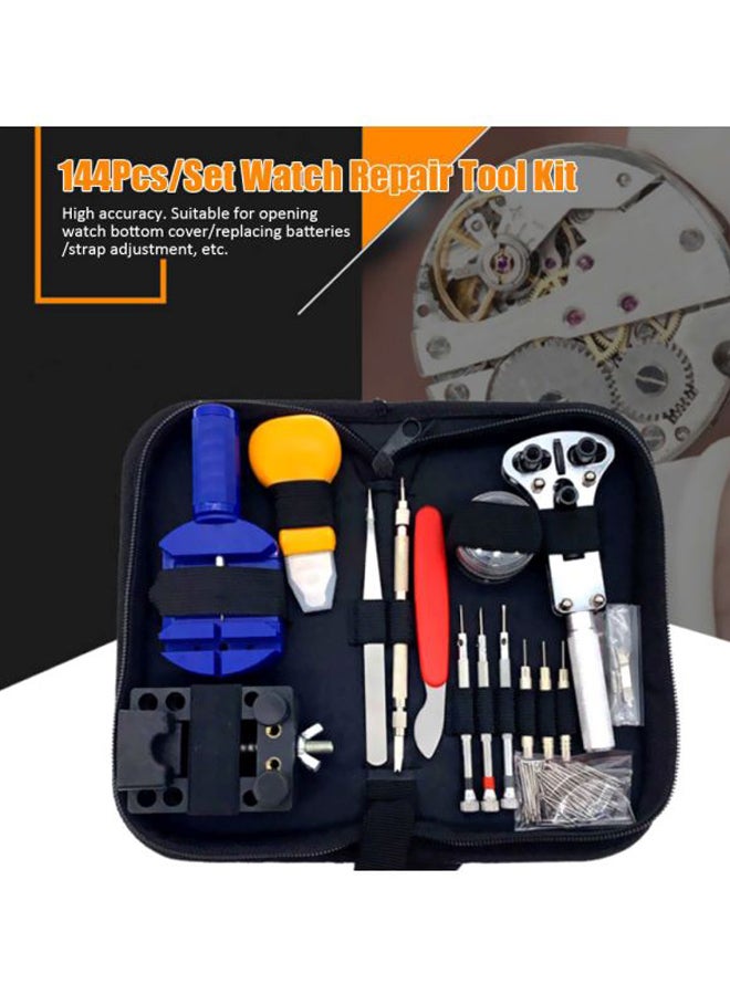 unisex 144-Piece Watch Repair Tool Kit
