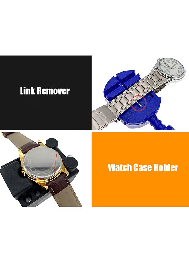 unisex 144-Piece Watch Repair Tool Kit