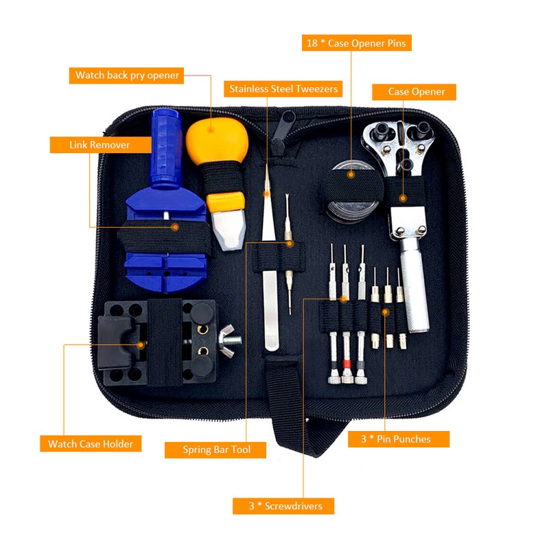 30-Piece Watch Repair Tool Kit