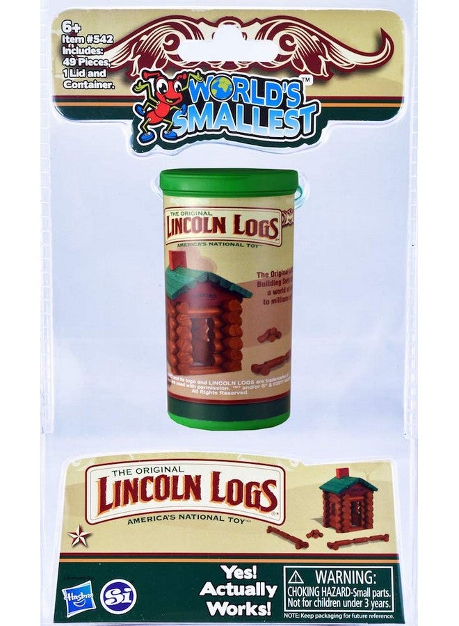 World'S Smallest Lincoln Logs