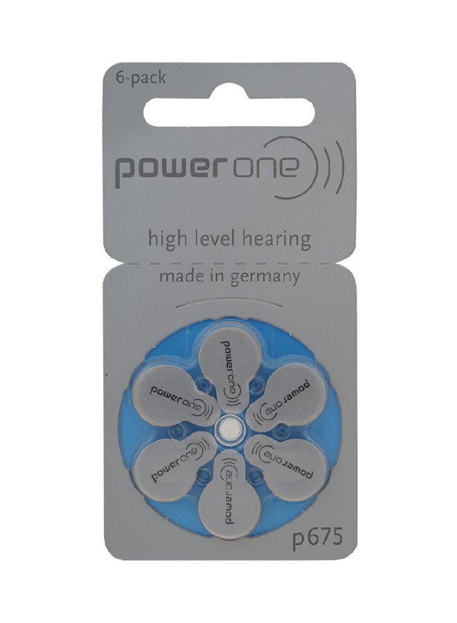 Powerone 1.45V Hearing Aid Batteries - Pack Of 60 Pieces