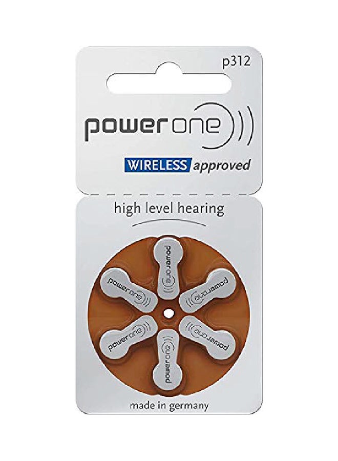 Powerone 1.45V Hearing Aid Batteries - Pack Of 60 Pieces