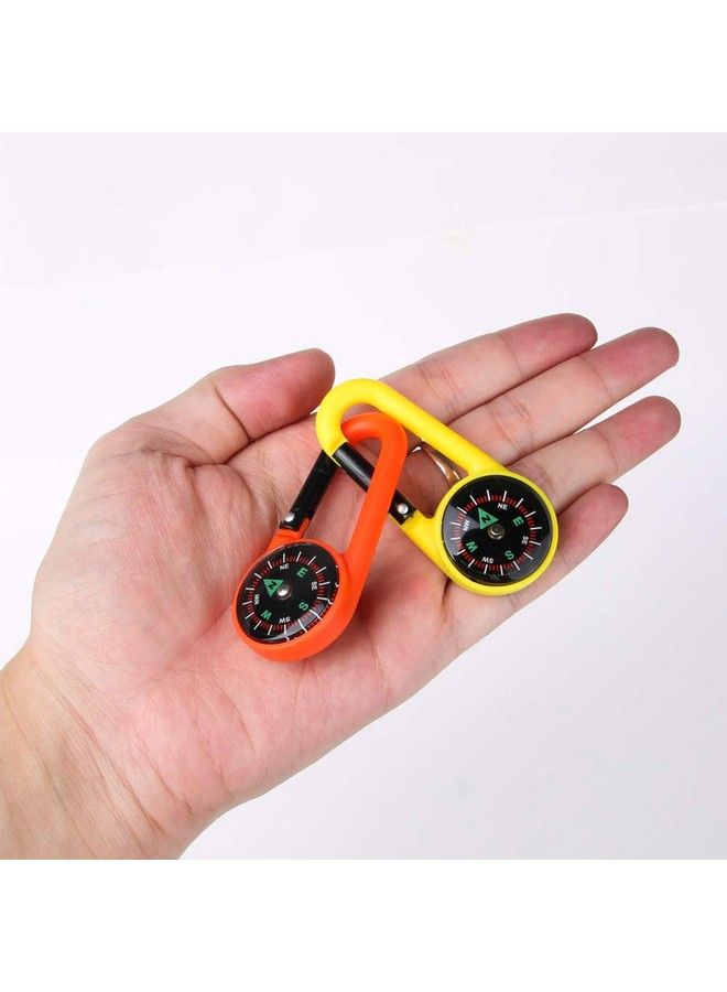 Carabiner Compasses For Kids Toy Compass Belt Clips School Prizes Party Favors 24 Pack