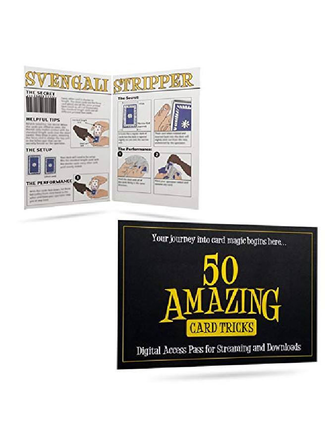 50 Amazing Card Tricks Kit For All Ages With Trick Decks Included