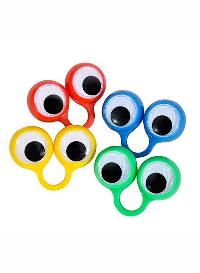 Large Eye Finger Puppets (12/Pack) Novelty