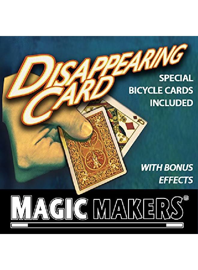 Disappearing Card Trick Special Cards Included