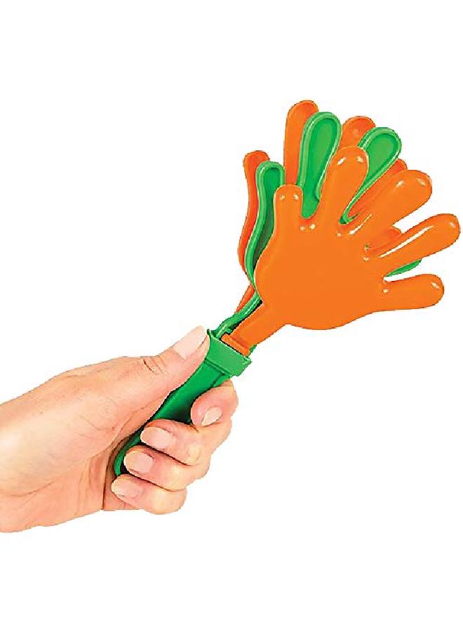 Hand Clappers Noisemakers Pack Of 127.5 Inch Assorted Plastic Noisemakers For Sports Parties And Concerts Great Birthday Party Favors And Goodie Bag Fillers For Boys And Girls