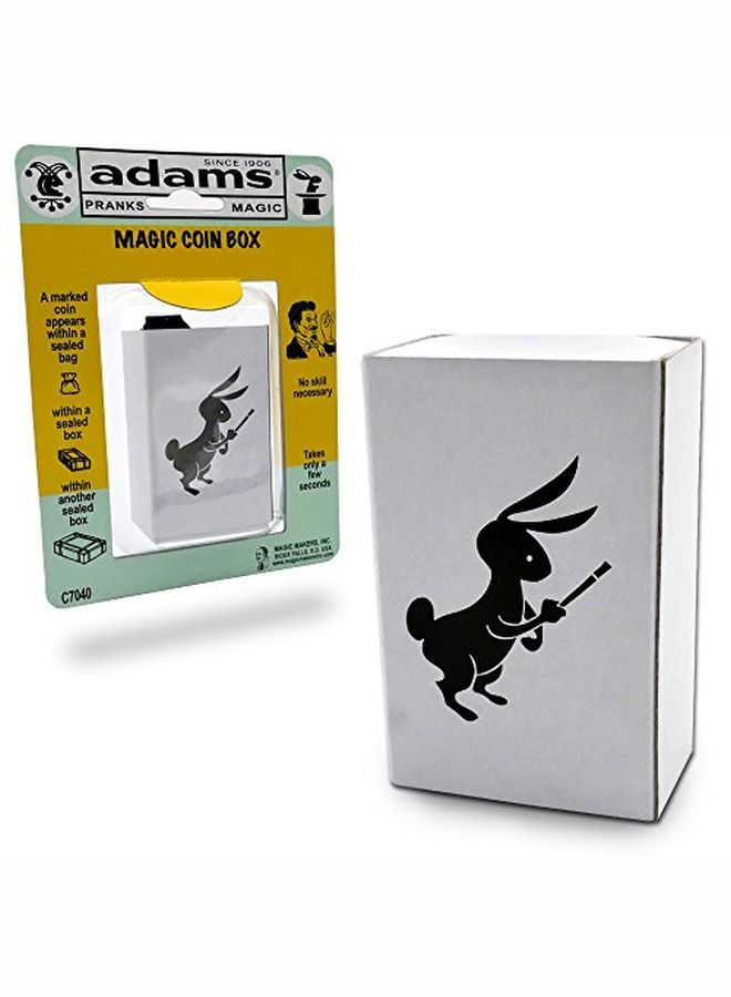 Adams Pranks And Magic Magic Coin Box Classic Novelty Magic Toy