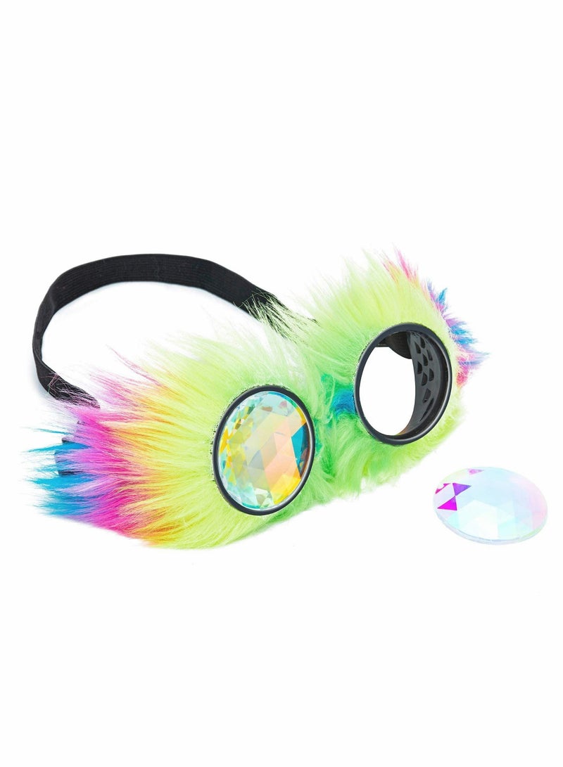 Glasses Crystal Rainbow Kaleidoscope Rave Glasses