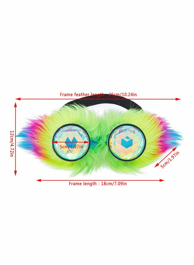 Glasses Crystal Rainbow Kaleidoscope Rave Glasses