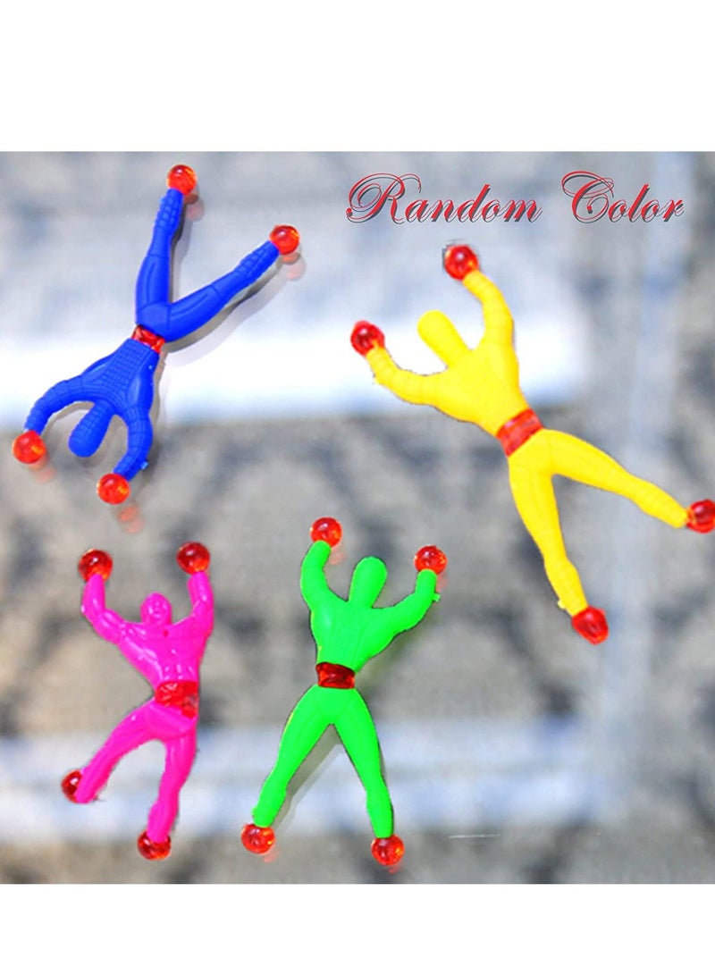 Sticky Window Crawler Men Stretchy Sticky Wall Climbers Sticky Men Wall Climbers Stretchy Sticky Toys Window Crawler Toys Party Bag Fillers for Party Favor Home Kids 16 Pcs