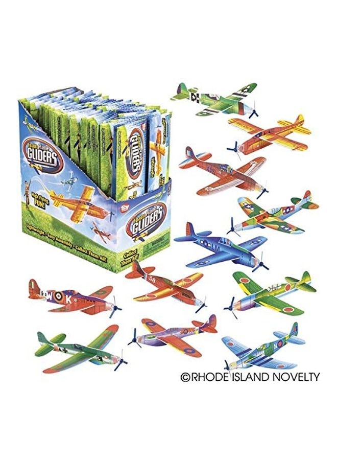 48-Piece Flying Glider Planes Assortment Kit