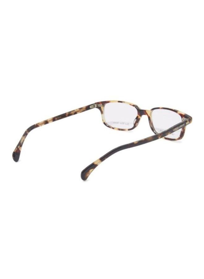 unisex Rectangular Eyeglasses - Lens Size: 52 mm