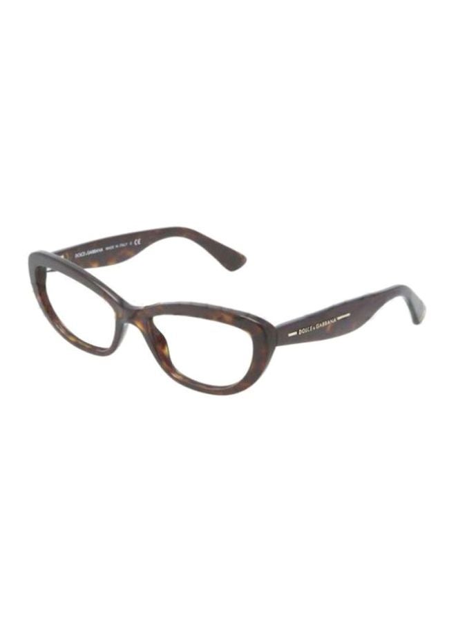 women Cat Eye Eyeglass Frame - Lens Size: 53 mm