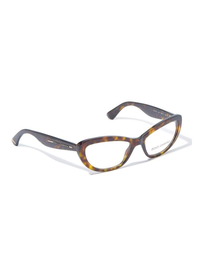 women Cat Eye Eyeglass Frame - Lens Size: 53 mm