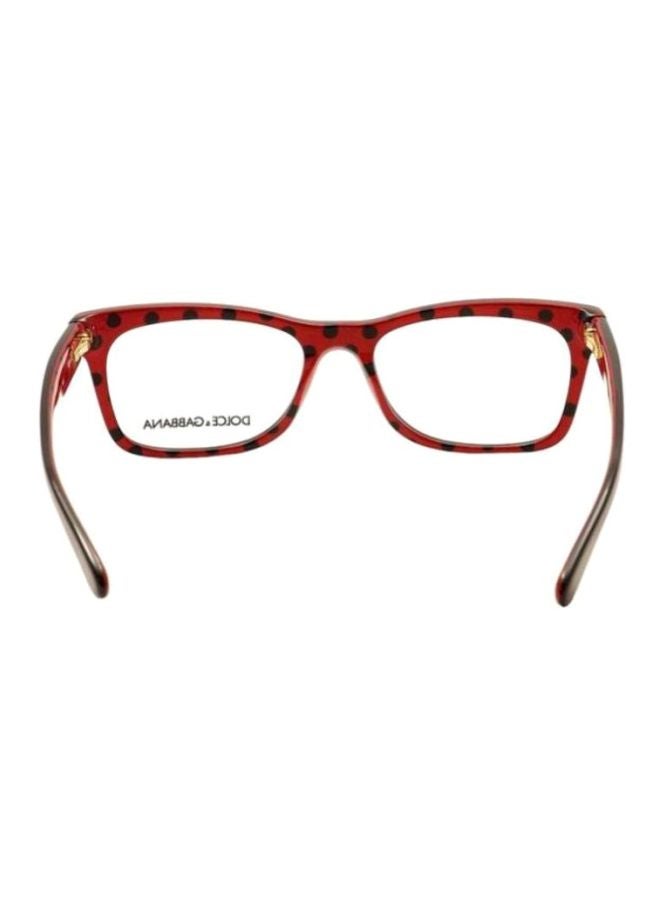 Women's Rectangular Eyeglasses - Lens Size: 53 mm
