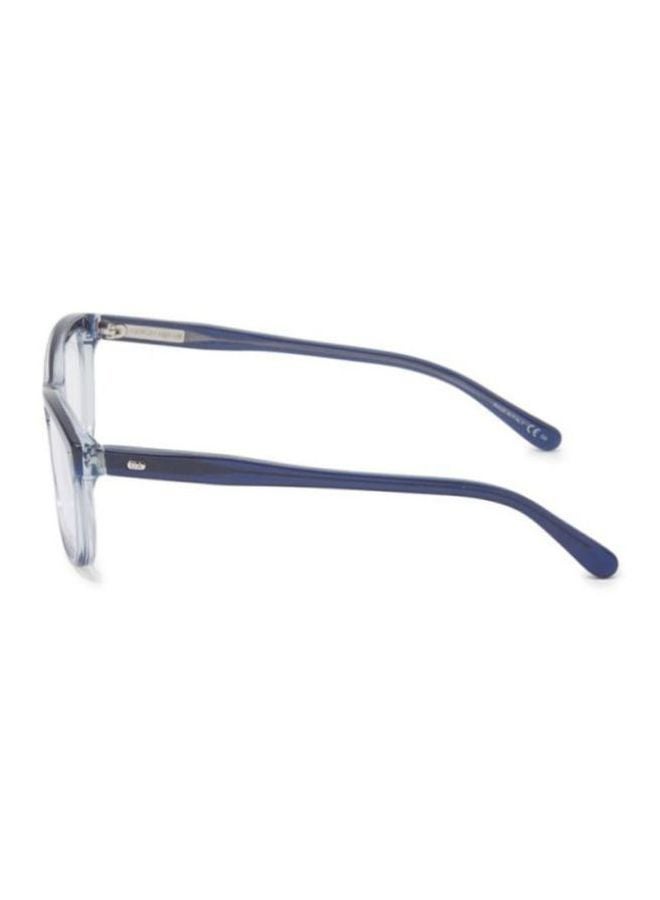 women Wayfarer Eyeglass Frame - Lens Size: 49 mm