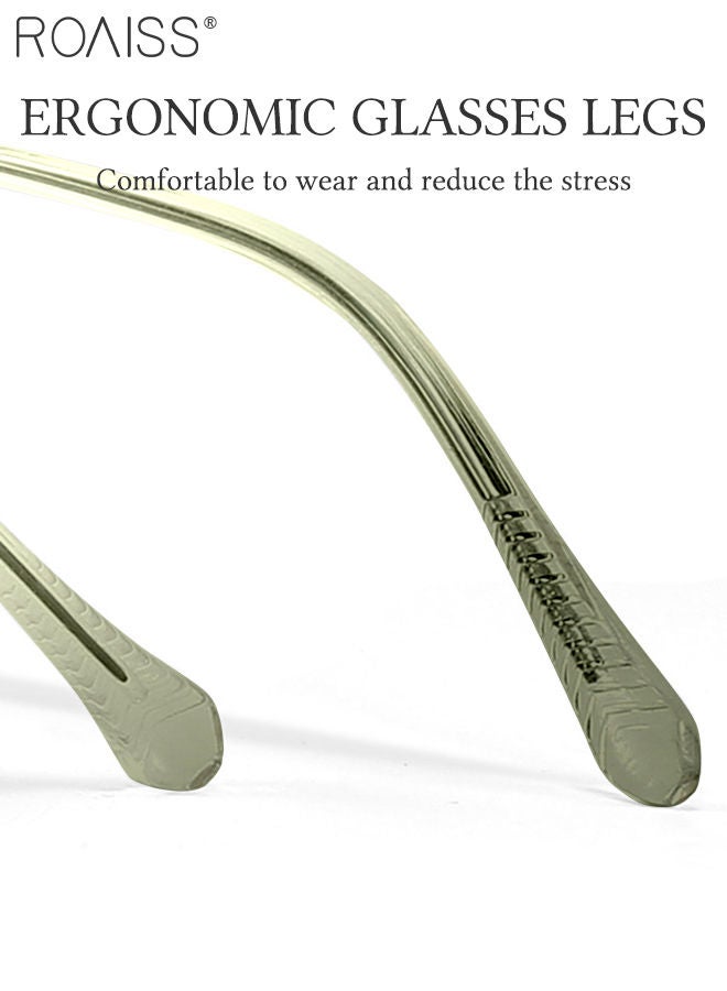 Women's Blue Light Blocking Glasses Blue Light Filter Computer Reading Gaming TV Phones Oversized Eyeglasses Fashion Anti Eyestrain Headache Eyewear, Transparent Green