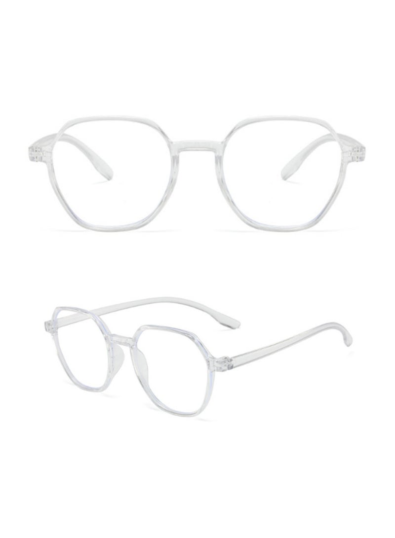 Blue Light Blocking Optical Eyeglasses - Stylish Oversized Frames, Clear Lens, Polarized. Top-rated Bluelight Protection for Reading, Work, & Screen Time. Vintage-Inspired, Lightweight Design.