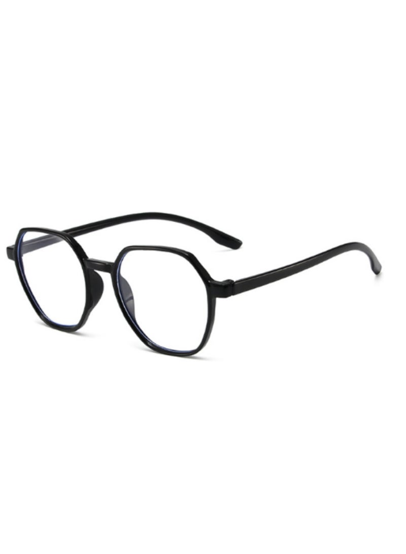 Blue Light Blocking Optical Eyeglasses - Stylish Oversized Frames, Clear Lens, Polarized. Top-rated Bluelight Protection for Reading, Work, & Screen Time. Vintage-Inspired, Lightweight Design.