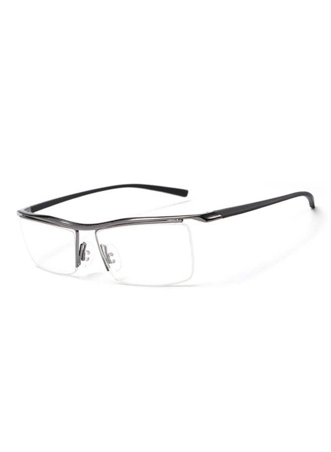 Semi-Rimless Rectangular Frame Reading Glasses