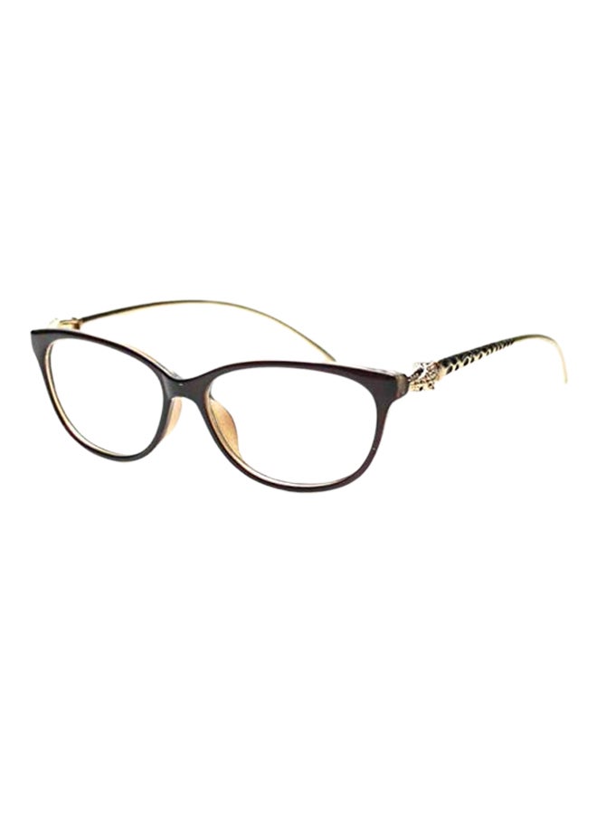 Retro Oval Frames Flat Mirror Reading Glasses