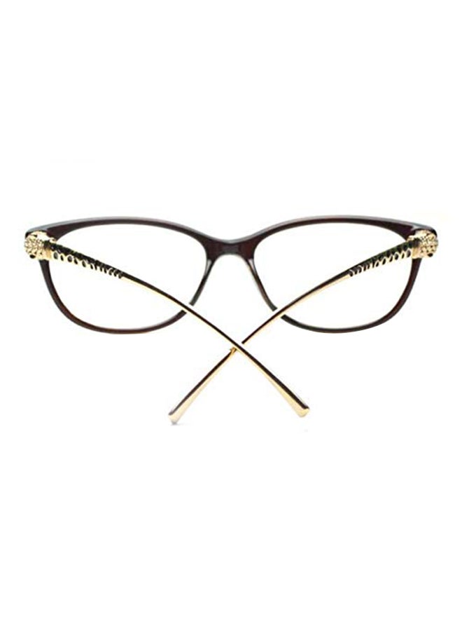 Retro Oval Frames Flat Mirror Reading Glasses