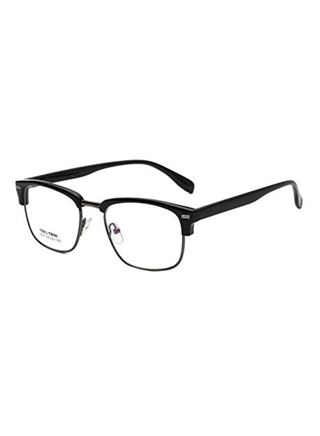 unisex Clubmaster Flat Glasses