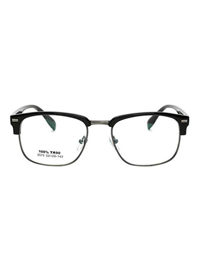 unisex Clubmaster Flat Glasses