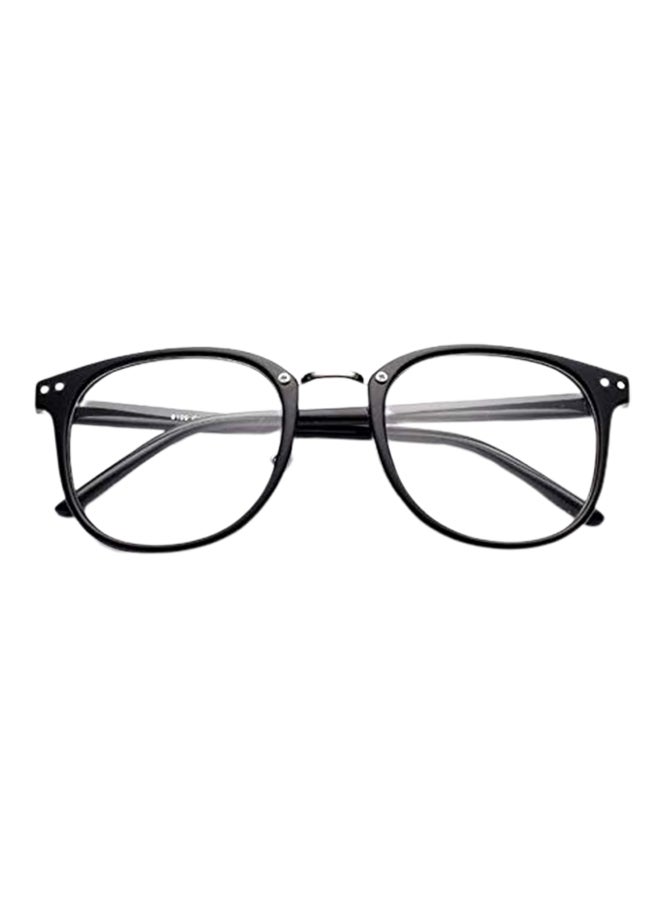 Oval Frames Flat Glasses