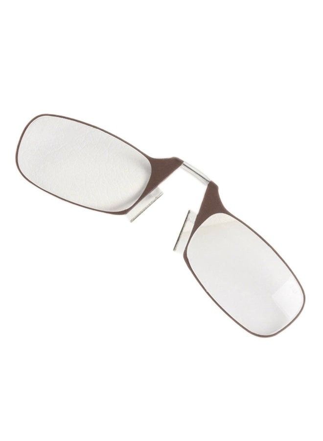 Full Rim Rectangular Clip-On Reading Glasses