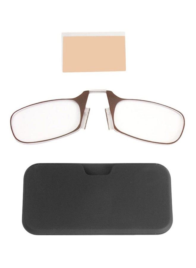 Full Rim Rectangular Clip-On Reading Glasses