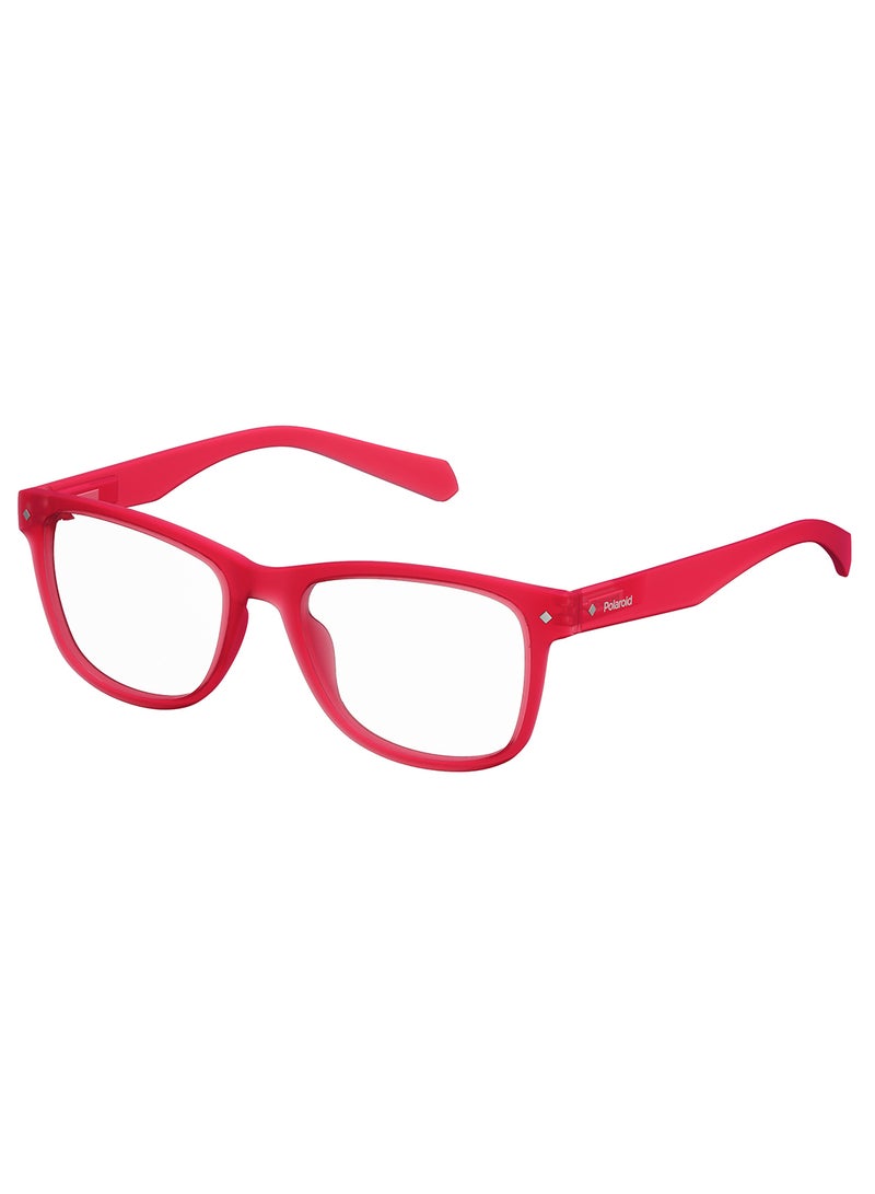 Unisex Square Reading Glasses - Pld 0020/R Red 52 - Lens Size: 52 Mm