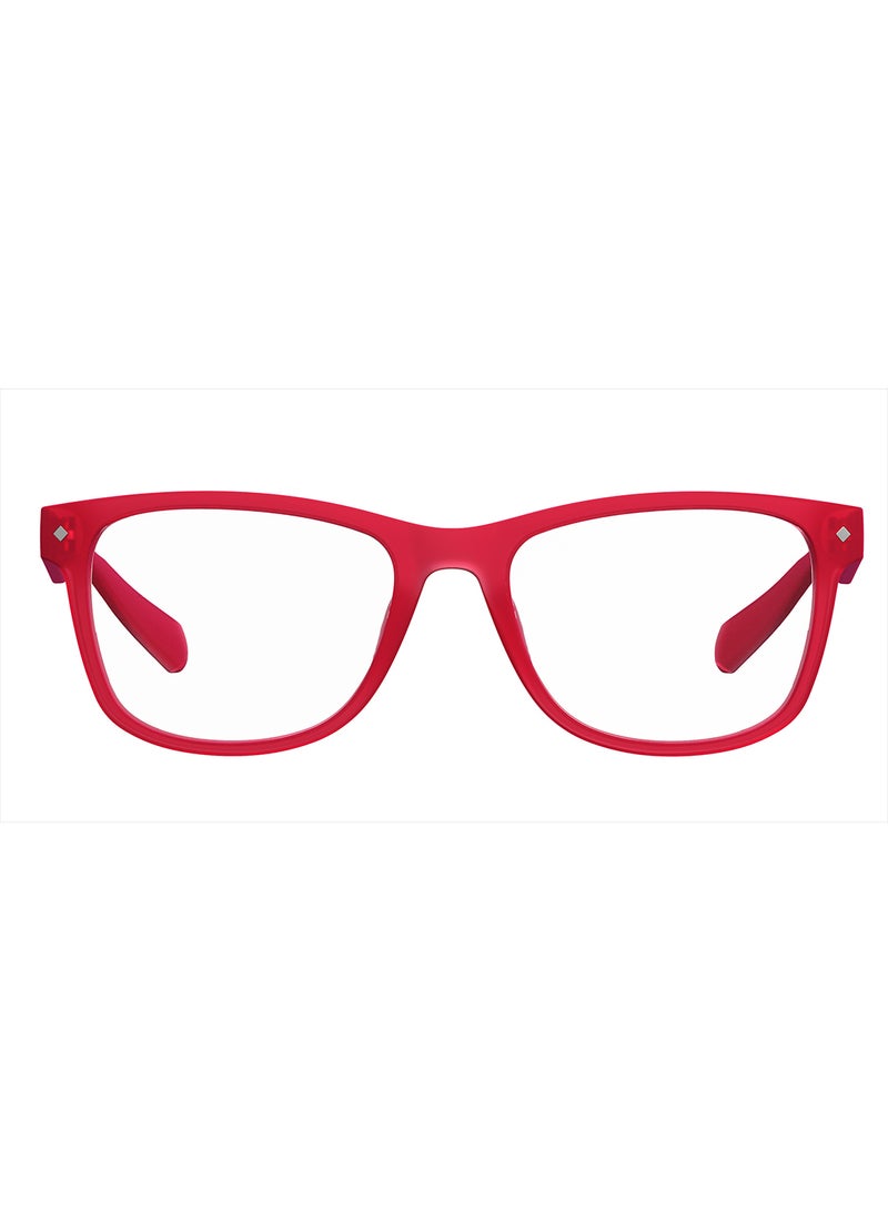 Unisex Square Reading Glasses - Pld 0020/R Red 52 - Lens Size: 52 Mm