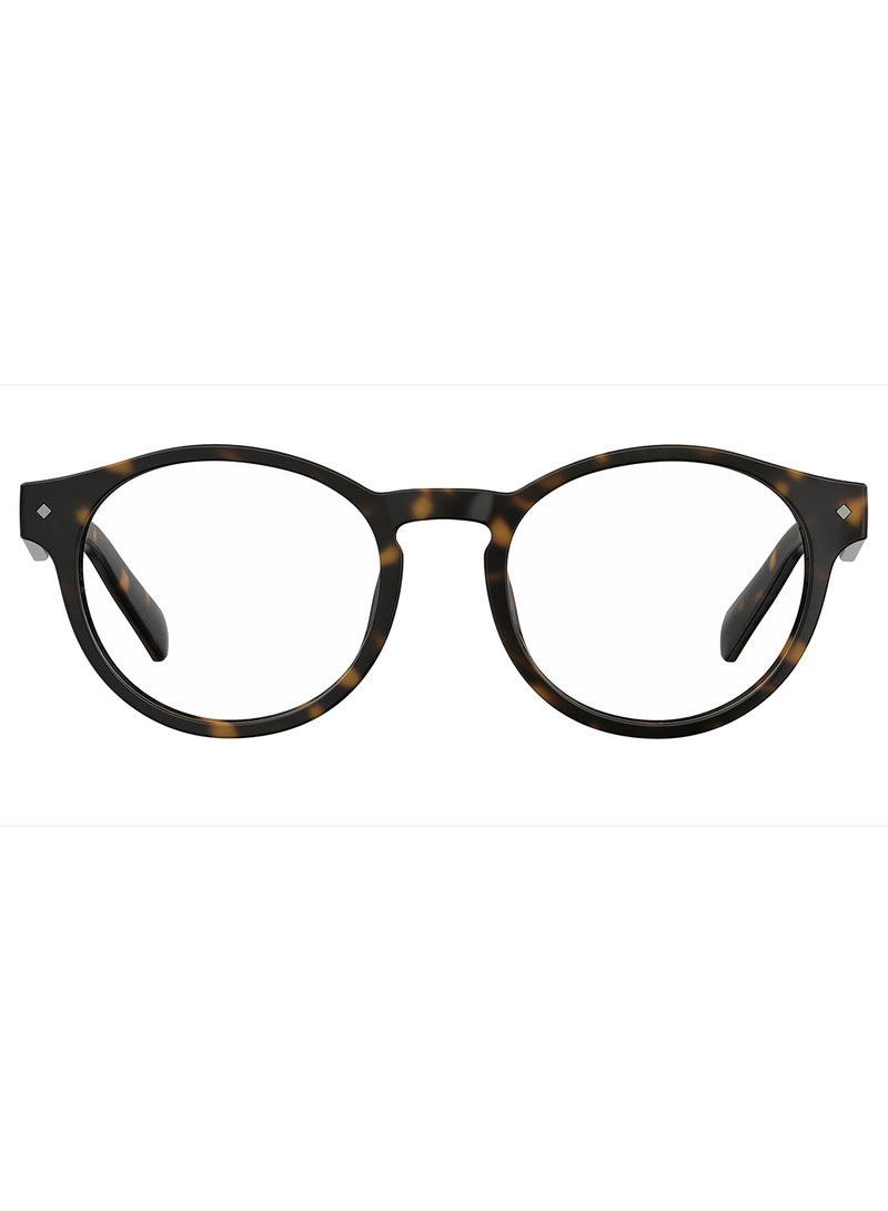 Unisex Oval Reading Glasses - Pld 0021/R Havana 49 - Lens Size: 49 Mm