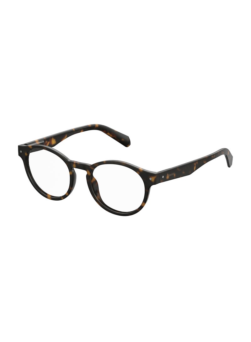 Unisex Oval Reading Glasses - Pld 0021/R Havana 49 - Lens Size: 49 Mm