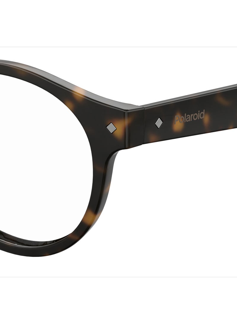 Unisex Oval Reading Glasses - Pld 0021/R Havana 49 - Lens Size: 49 Mm