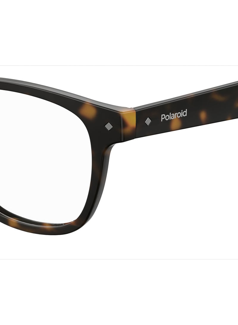 Unisex Square Reading Glasses - Pld 0022/R Havana 50 - Lens Size: 50 Mm