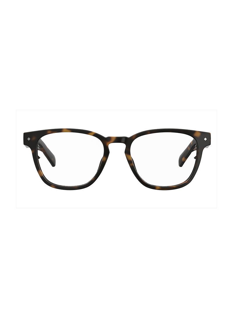 Unisex Square Reading Glasses - Pld 0022/R Havana 50 - Lens Size: 50 Mm