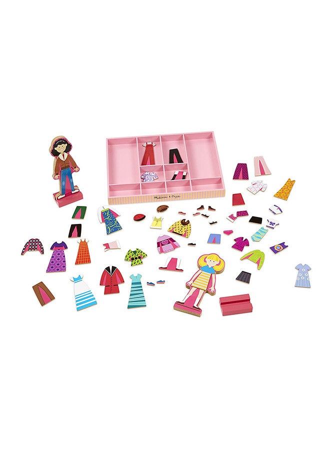 56-Piece Abby And Emma Magnetic Dress-Up Set 4940